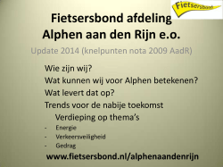 Fietsersbond Alphen aan den Rijn e.o.