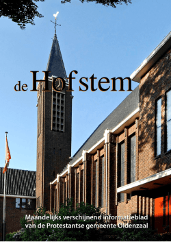 Hofstem april 2014
