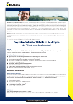 Projectcoördinator Kabels en Leidingen
