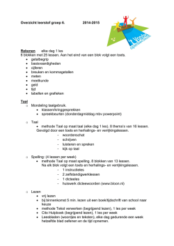 Informatie groep 6