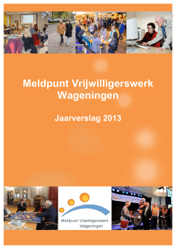 Download (PDF, 1.22MB) - Meldpunt Vrijwilligerswerk