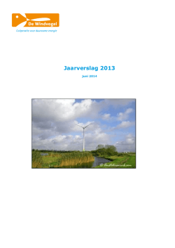 Jaarverslag 2013 zonder Jaarrekening-jun2014