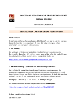 diocesane pedagogische begeleidingsdienst bisdom