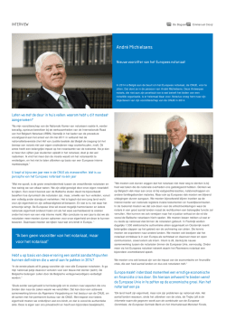 interview : Andr&eacute; Michielsens