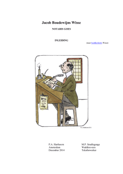 Inleiding - Kroniek van Smallegange.