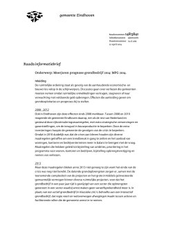 RIB Meerjaren prognose grondbedrijf 2014: MPG 2014
