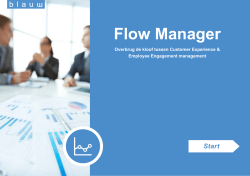 2. Opzet Flow Manager