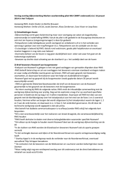 Verslag overleg dijkversterking Marken voorbereiding pilot MLV