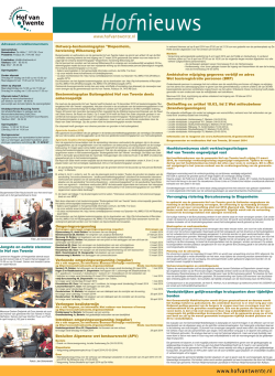 Hofnieuws 26 maart 2014 - Gemeente Hof van Twente