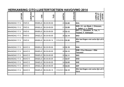 herkansing cito-luistertoetsen havo/vwo 2014