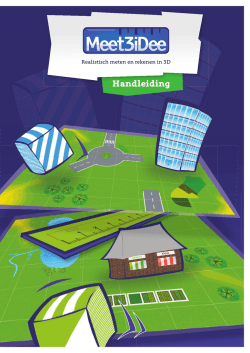 Handleiding Meet3iDee - Onderwijs Maak Je Samen