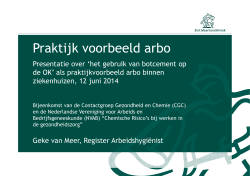 Praktijk voorbeeld arbo - Nederlandse Vereniging voor