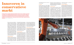 Innoveren in conservatieve markt