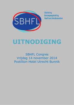 UITNODIGING SBHFL congres 2014 - DEF - Pe