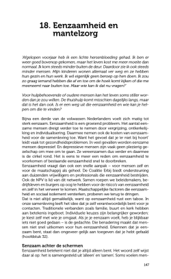 Eenzaamheid en mantelzorg