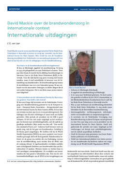 internationale uitdagingen - Nederlandse Vereniging voor