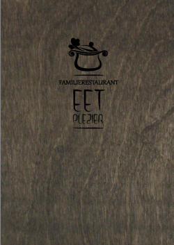 Download de menukaart - Familierestaurant Eetplezier
