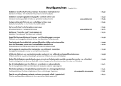 Hoofdgerechten