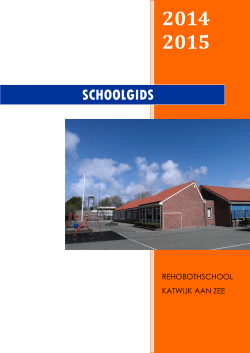 SCHOOLGIDS - Rehobothschool