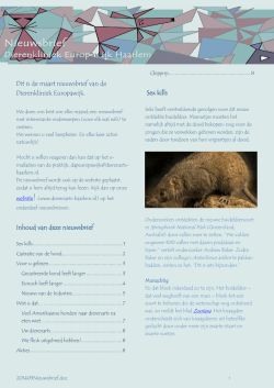 Dit is de maart nieuwsbrief van de Dierenkliniek Europawijk. Inhoud