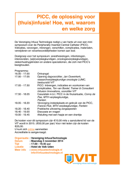 Download programma - Vereniging Infuus Technologie
