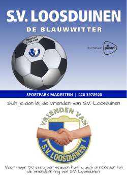 IENDEN VA - SV Loosduinen