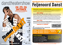 e-flyer download - Feijenoord Danst