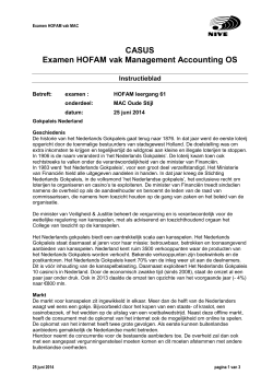 HOFAM Module 3C Management Accounting