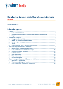 Handleiding Suwinet-Inkijk Gebruikersadministratie