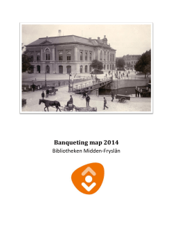 Banqueting map 2014 - Bibliotheken Midden