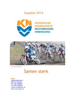 Jaarplan 2014