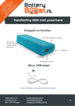 Download handleiding 5600 mah powerbank