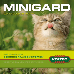 Minigard catalogus