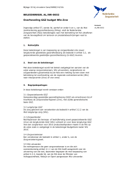 AL/BR-0032 - Nederlandse Zorgautoriteit