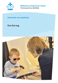 Een lui oog - Wilhelmina Ziekenhuis Assen