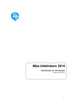 Handboek Uitblinkers 2014
