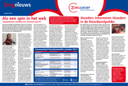 Januari - Zorggroep Oude en Nieuwe Land