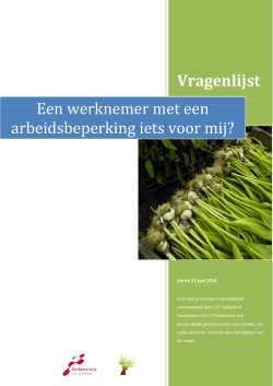 Een werknemer met een arbeidsbeperking iets voor mij?