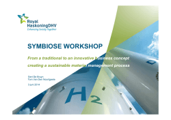 SYMBIOSE – Workshop 5 Oostende – Royal Haskoning DHV