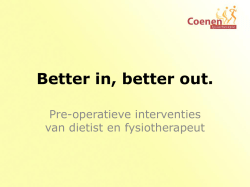 Presentatie better in better out mrt 2014