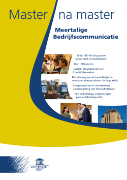 infobrochure 2014-2015 - MTB - Meertalige bedrijfscommunicatie