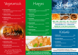 Download de nieuwe menukaart (september 2014)