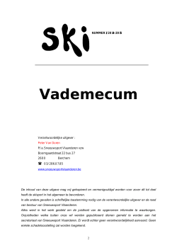 Vademecum 2014-2015 Nederlands
