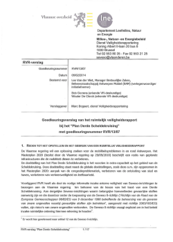 Goedkeuringsverslag ruimtelijk veiligheidsrapport
