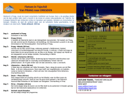 Fietsen in Tsjechi&euml; Van PRAAG naar DRESDEN