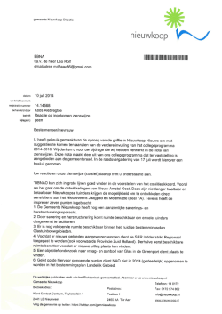 datum uw brieffkenmerk