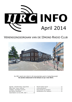 YRC INFO april 2014