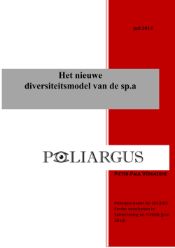 Het nieuwe diversiteitsmodel van de sp.a