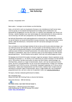 Het Kofschip Platanenlaan