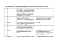 Dongemond gemeenten &ndash; Samenvatting reacties aanbieders n.a.v.